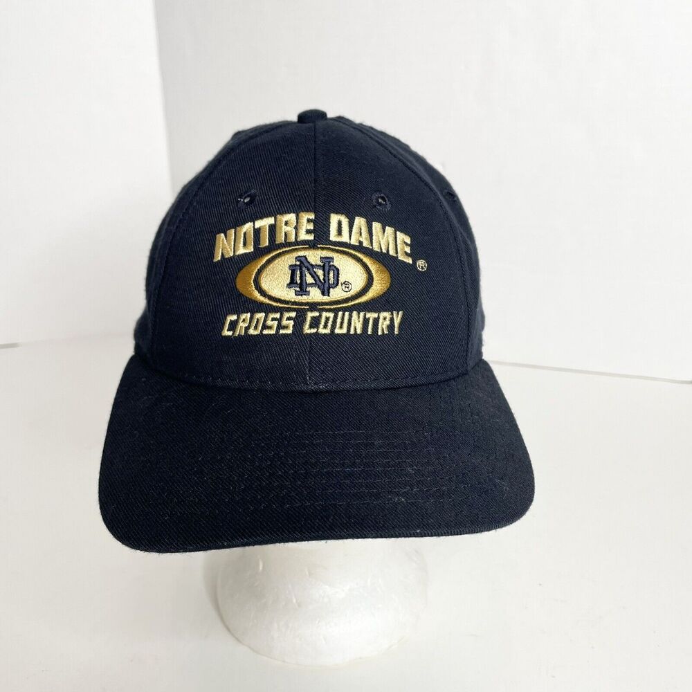 Vintage Notre Dame Cross Country SnapBack Hat, Adjustable Cap, University Square
